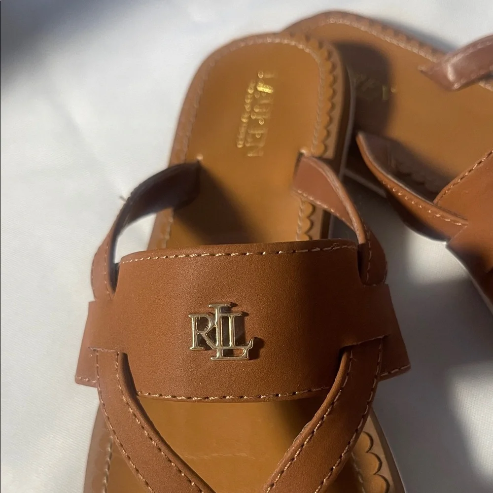 Ralph Lauren Brown Sandals - Picture 2 of 4